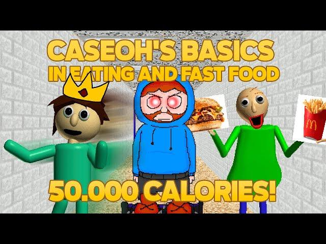 King Student Mode! | CaseOh's Basics in Eating and Fast Food [Baldi's Basics Mod]