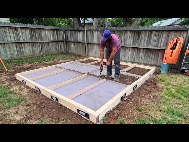 Man Fully Transforms His Backyard with DIY | Start to Finish by @buildersblueprint