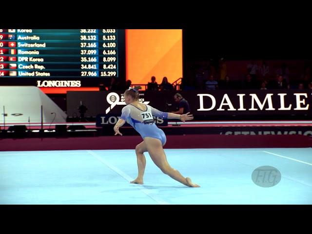 CAREY Jade (USA) - 2019 Artistic Worlds, Stuttgart (GER) - Qualifications Floor Exercise