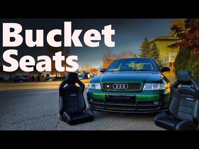 Transforming The S4 Interior With Bucket Seats! | Installing Corbeau RRX's