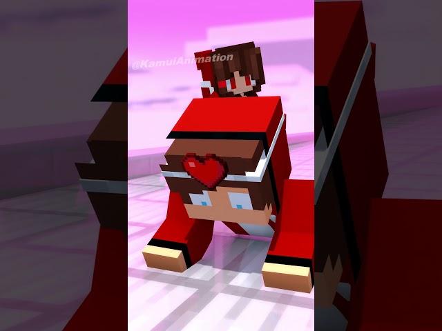 Love Run: JJ And JJ Sister - MAIZEN Minecraft Animation #shorts