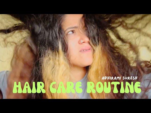 ️ MY HAIR CARE ROUTINE ‍️ || Abhirami Suresh