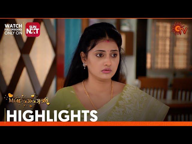 Mr.Manaivi - Highlights | 16 Dec 2024 | Tamil Serial | Sun TV