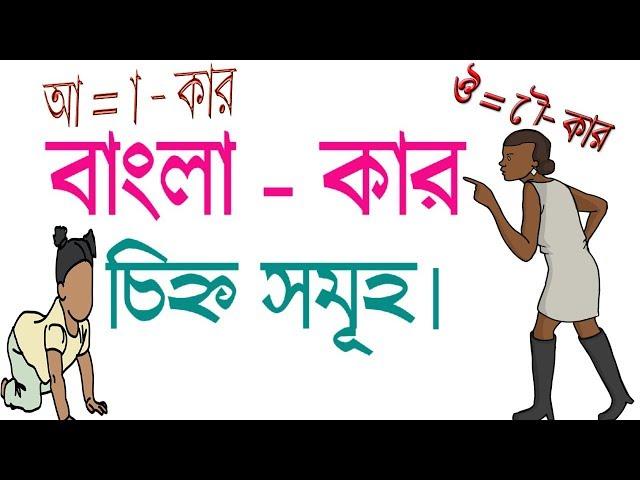 All Bangla - Kar Cinno for kids/children | বাংলা - কার চিহ্ন সমূহ | Faysal Jewel