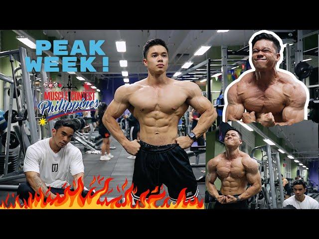 Peak Week Depletion Workout with Carl Matthew Cruz and Coach Wins Hipe!