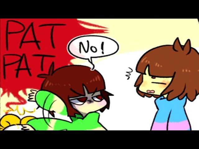 Frisk and Chara fight over Flowey? (Undertale comic & animation dubs Compilation)