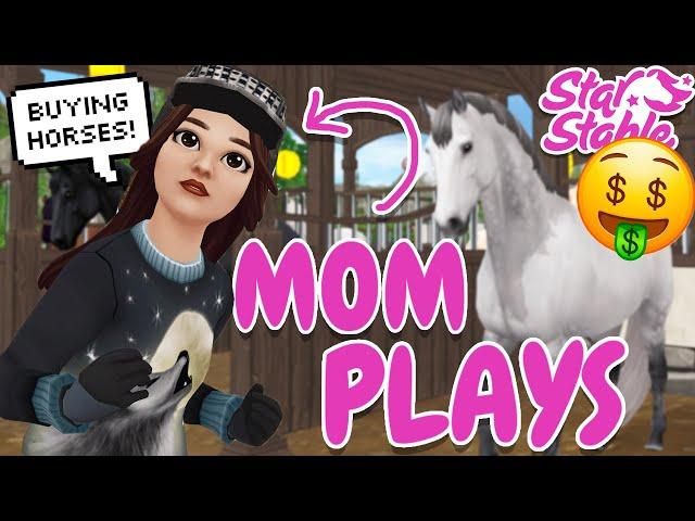 MY *MOM* BUYS HORSES IN STAR STABLE! 