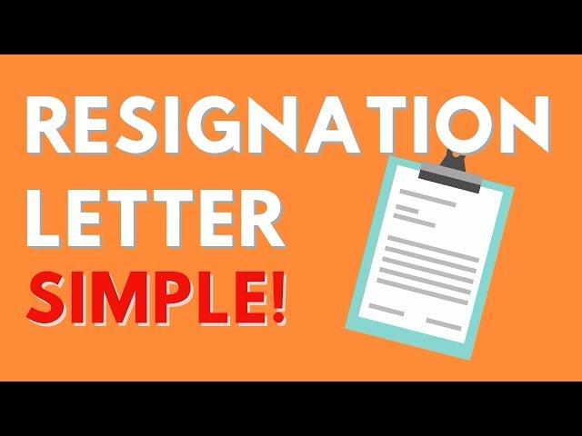 How to Write a Good Resignation Letter