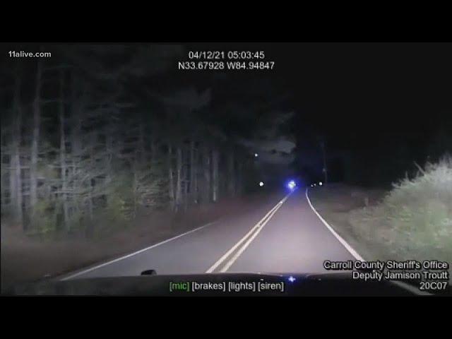 Carroll Co. Sheriff releases dashcam video as chase suspect fires AK47 at deputy