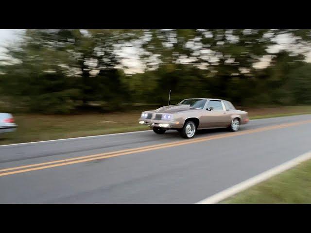 MY LITTLE BROTHER CEDRO PULLED UP AND WE TESTED HIS NASTY CAMMED  CUTLASS WITH THE DRAGY