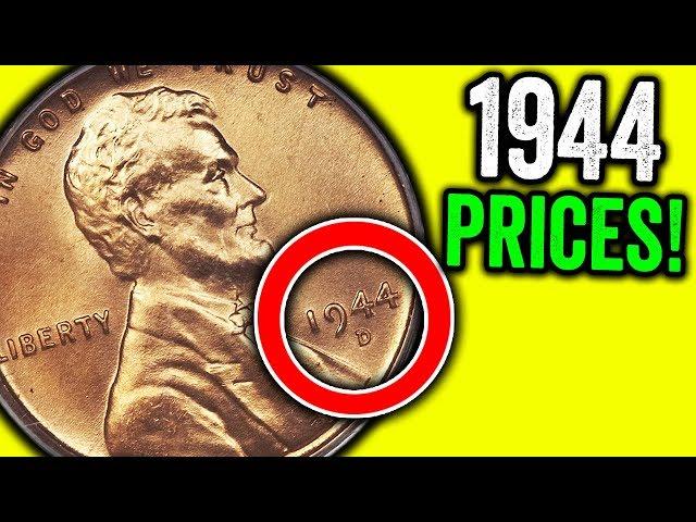 1944 WHEAT PENNIES WORTH MONEY - RARE & VALUABLE COINS TO LOOK FOR!!