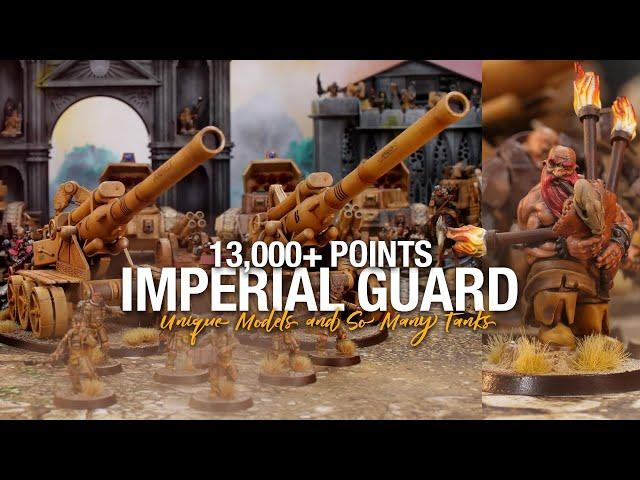 Incredibly unique Imperial Guard Force with Findlay Craig. All the tanks! 40k Army Showcase