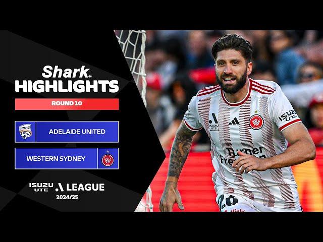 Adelaide United v Western Sydney - Shark Highlights | Isuzu UTE A-League 2024-25 | Round 10