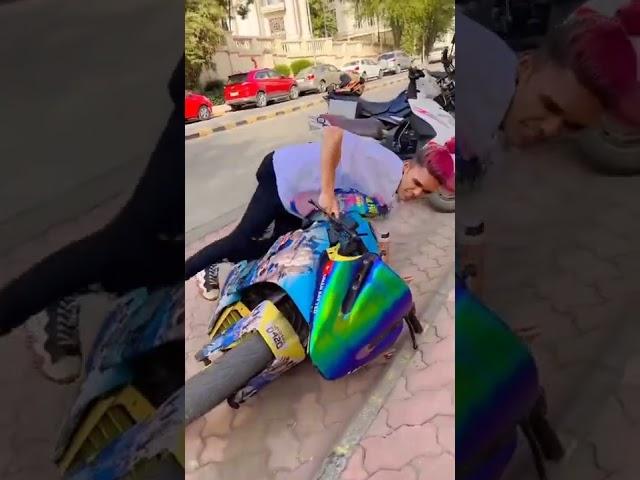 ktm bike accident uman Sayyed  #shorts #viral