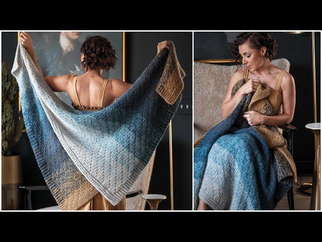 How to Knit an Easy Beginner Blanket!  – Complete Step-by-Step Instructions! (Blanket For You)