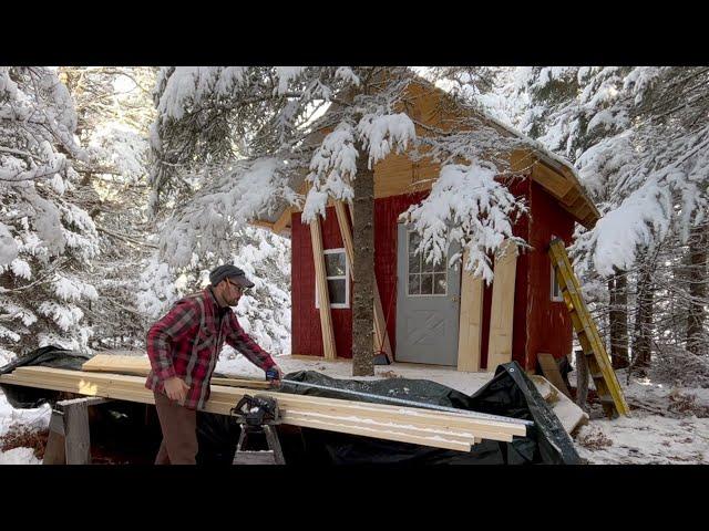 Remote Off Grid Cabin Building Project ....Part 2