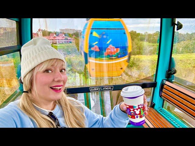 The Disney Skyliner Temp Closure - Let’s Take a FULL Ride! Fun Facts, Art of Animation, Riviera&more