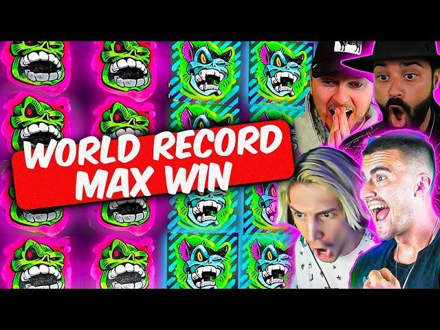 CHAOS CREW 2 MAX WIN: TOP 7 WORLD RECORD BIGGEST WINS (xQc, Roshtein, Classybeef)