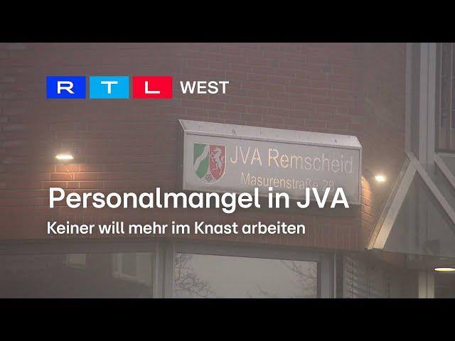 Personalmangel in JVA: Keiner will mehr im Knast arbeiten | RTL WEST, 24.06.2024