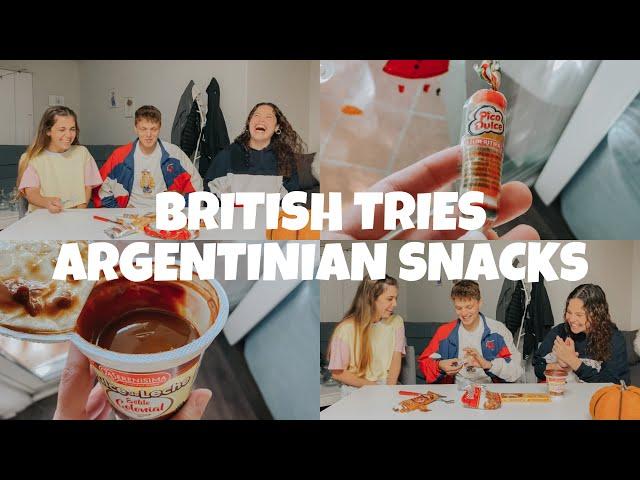 British tries Argentinian snacks  pt 1