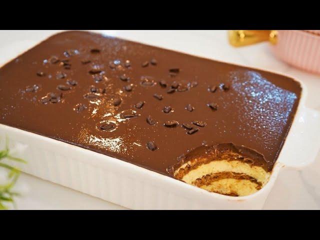 NO BAKE Boston Cream Dessert