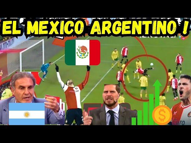 ARGENTINOS EXPLOTAN X SANTIAGO GIMENEZ ! GOLAZO DE CHILENA DEL MEXICANO VOLVIO A SU MEJOR NIVEL !