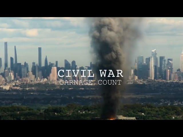 Civil War (2024) Carnage Count