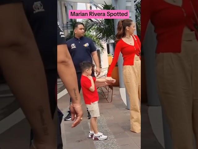 Marian Rivera spotted kasama ang bunso nyang anak #marianrivera #shorts #spotted