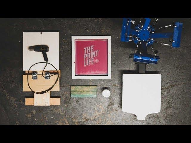 STEP BY STEP T-SHIRT BUSINESS [ 2 cheap t shirt press options ] Homemade screen printing press