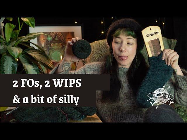 2 Finished Projects, 2 new projects & some very silly behaviour | Heather & Hops Knitting Podcast