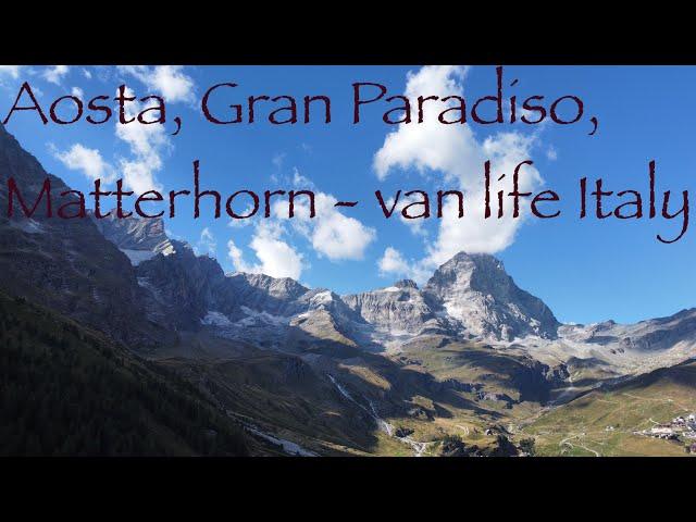 Aosta Valley - van life Italy