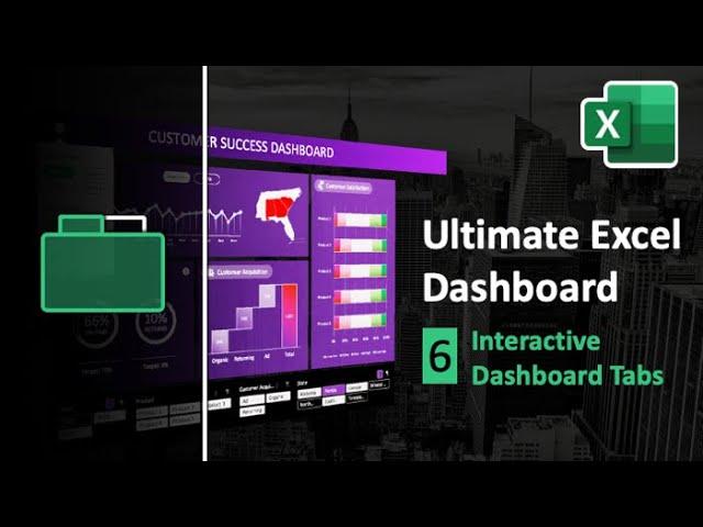 How to Create Interactive Dashboard Tabs in Excel | Ultimate Excel Dashboard Ep. 6