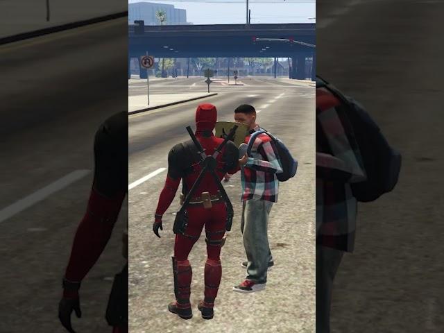 Trolling as Deadpool in GTA 5 #gta5