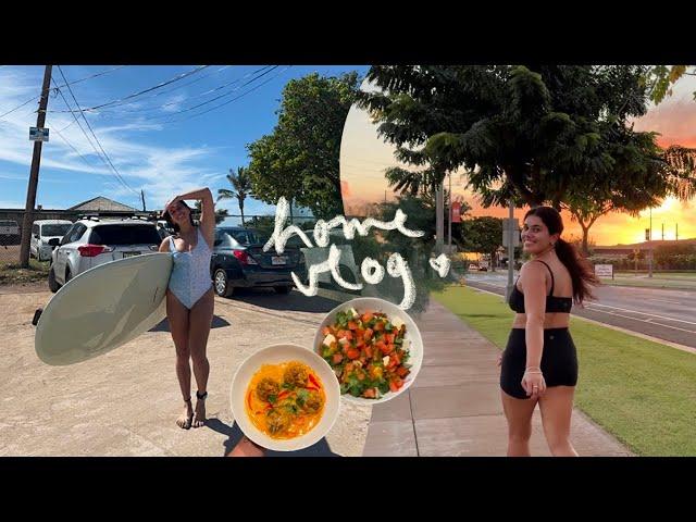 weekly vlog: surfing, cooking new meals, & life lately