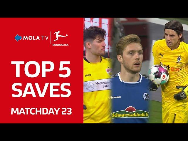 Bundesliga | Top 5 Saves of Matchday 23