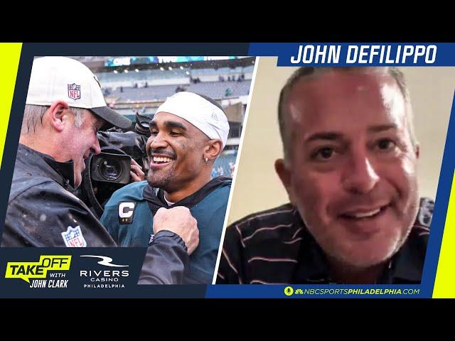 John DeFilippo on Hurts' progression, Doug Pederson returns & Eagles Super Bowl chances | Takeoff