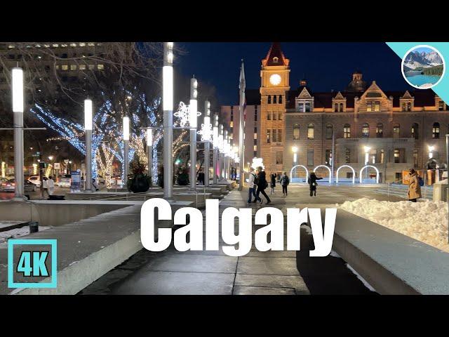  Friday Evening Christmas Vibes in Downtown Calgary