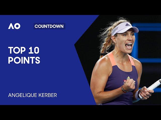 Angelique Kerber's Top 10 Points | Australian Open