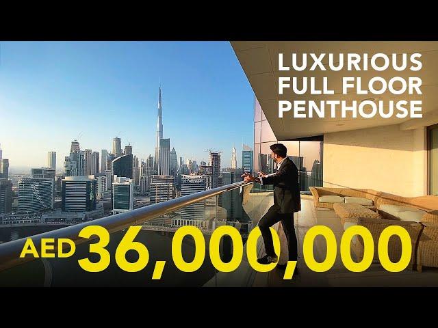 DUBAI’S ULTIMATE 36 MILLION FULL FLOOR PENTHOUSE IN VOLANTE TOWER | VLOG #22