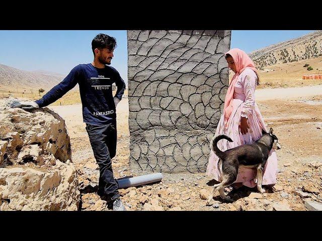 The Nomadic Life: Building a House for Dogs | Mohammad Reza and Zainab's Inspiring Journey