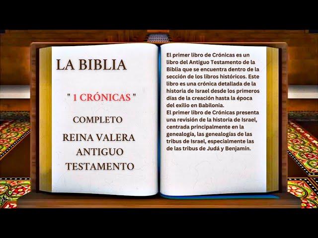 ORIGINAL: LA BIBLIA PRIMER LIBRO DE " 1 CRÓNICAS " COMPLETO REINA VALERA ANTIGUO TESTAMENTO