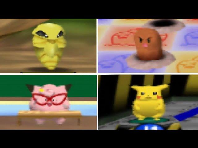 Game n°351 - Pokemon Stadium ( N64 ) All minigames