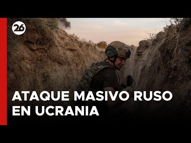 Ataque masivo ruso en Ucrania