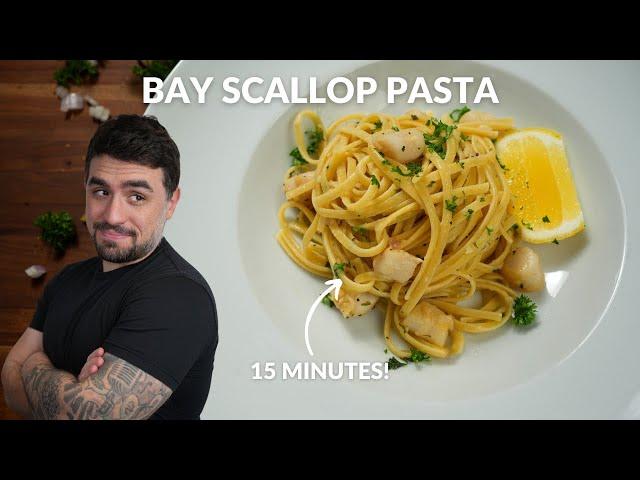 I Made The Best Bay Scallop Pasta Ever!