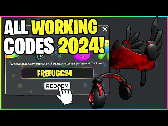 *NEW* ALL WORKING CODES FOR UGC LIMITED IN AUGUST 2024! ROBLOX UGC LIMITED CODES