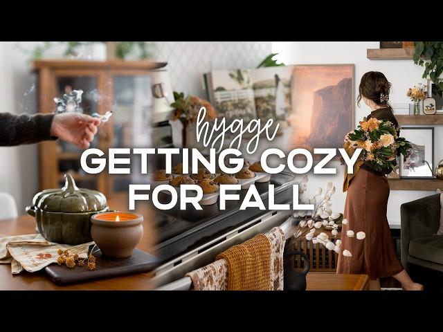 GETTING COZY FOR FALL  | Minimal Autumn Decor, Pumpkin Coffee & Baking Muffins