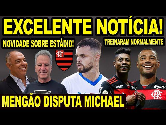 FLAMENGO ENTRA NA DISPUTA PARA CONTRATAR MICHAEL! EXCELENTE NOTÍCIA NO MENGÃO! NOVIDADES DO ESTÁDIO!