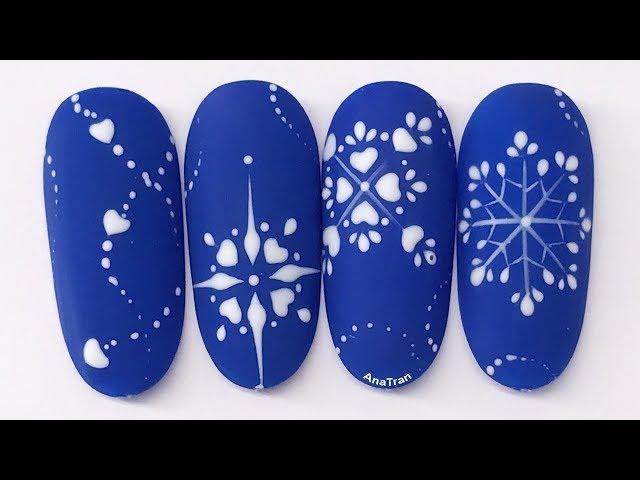 4 GORGEOUS CHRISTMAS NAIL SAMPLES  | Anna TRần