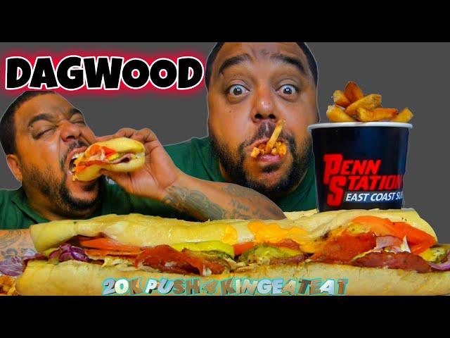 Massive DAGWOOD Sandwich From Penn Station East Coast Subs "Real Recognize Real"