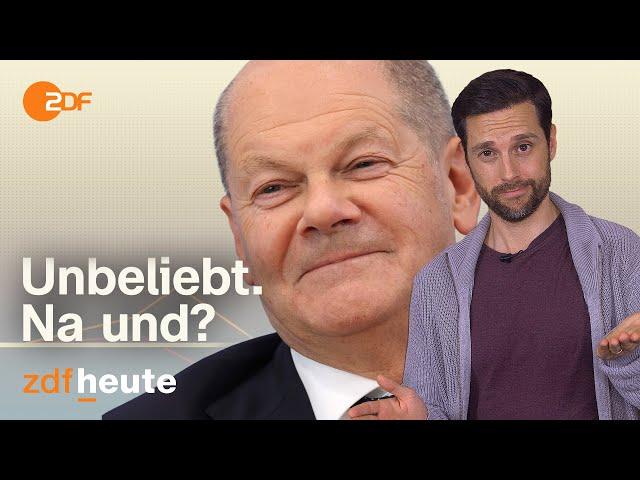 Der unbeliebte Kanzler – schafft Scholz ein Comeback? | Politbarometer2Go